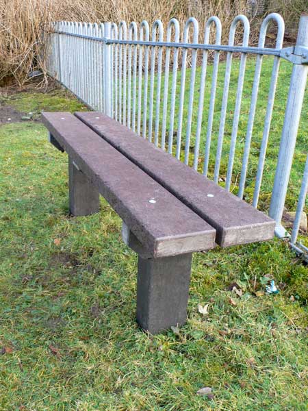 Recycled Plastic Seat Bench from Kedel Limited