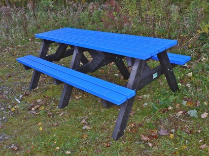 Multicoloured Picnic Table  Furniture Range  Recycled Plastic
