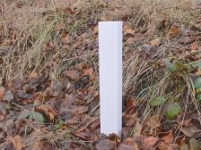 Caravan Pitch Marker Post  Recycled Multicoloured Plastic