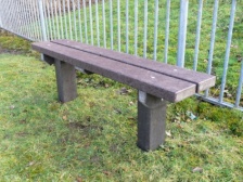 The Spey Bench  A Recycled Mixed Plastic Bench