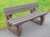 Recycled Plastic Garden Bench 3 Seater Colne by Kedel