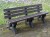 Irwell 4 seater recycled plastic garden bench