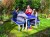 Colour: Blue Tops,  Type: Adult, Age 14+ Table (H)760mm - Seat (H)460mm