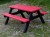 Colour: Red Top,  Dimensions: (L)1500 x (W)1300 x (H)770 x (SH)490mm