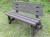 Ribble Garden bench - with backrest