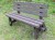 Ribble Garden bench - with backrest