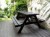 Colour: Black Walnut,  Size: (L)1500 x (W)1300 x (H)770 x (SH)490mm,  Type: Traditional picnic table