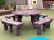 Colour: Brown,  Type: Adult, Age 14+ Table (H)760mm - Seat (H)460mm