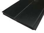 Recycled Plastic Wood Tongue and Groove Profile - Black