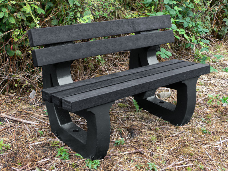 Recycled Plastic Garden Bench 2 Seater Colne by Kedel