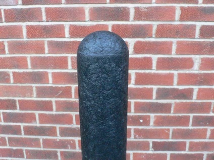 Recycled Mixed Plastic BOLLARD DOMED TOP 150mm dia