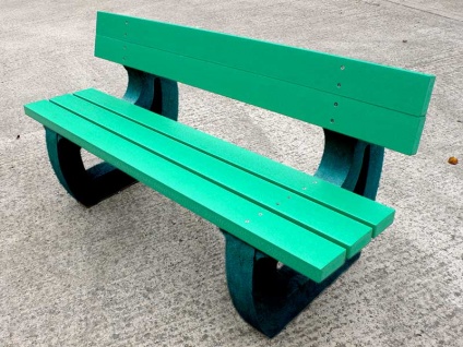 Colne 3 seater Sports / Leisure Bench  Recycled Plastic