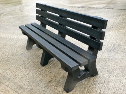 Irwell 4 Seater Recycled Plastic Garden Bench Education