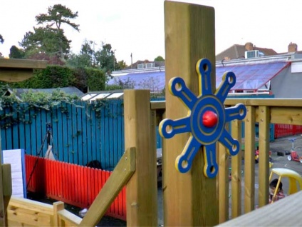 Recycled Plastic Playground Equipment Accessory - Pirate Ship Steering Wheel
