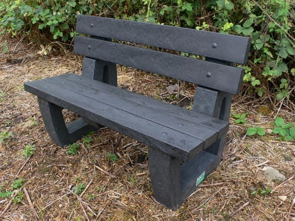 Recycled Plastic 2 Seater Garden/Park Bench | Bradley