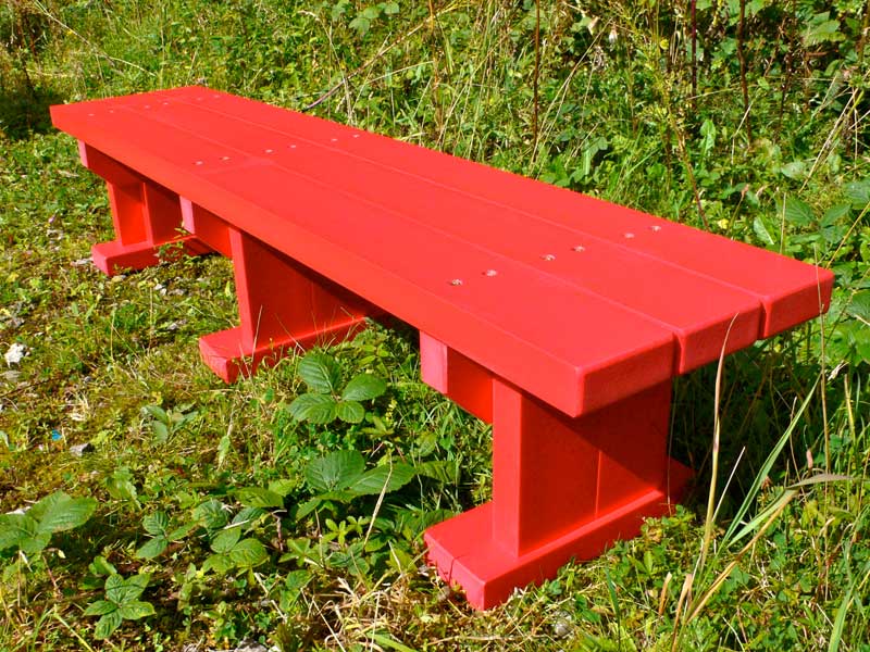 Derwent Junior Seat Bench Recycled Plastic Wood Education