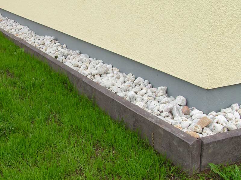 Recycled Mixed Plastic Border Edging Kerb Stone 260 x 50mm Education