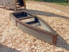 Children's Recycled Plastic Adventure Ship Sand Box / Raised Bed