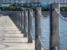 Recycled Mixed Plastic Bollard Diamond Head  Hollow  140 x 140mm