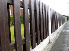 Garden Fence Panel - Recycled Plastic - Heavy Duty