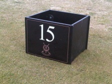 St Andrews Box Waste Bin HDPE Recycled Plastic