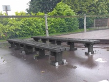 Junior 3 Seater Standard Tees Bench Recycled Plastic