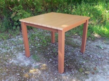 Thames Garden Table Square Synthetic Wood Recycled Plastic