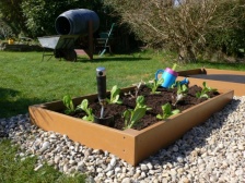 Plastic Wood Raised Bed  Recycled Plastic